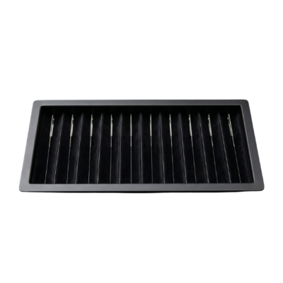 9 Tube Black ASB Plastic