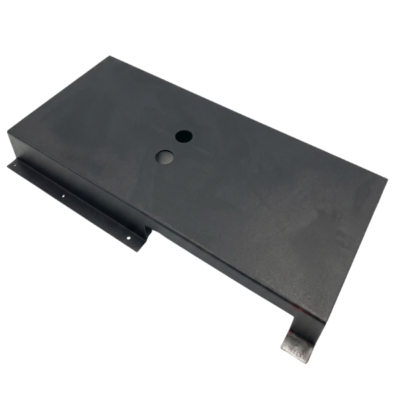 12 Tube Black Metal Tray Cover