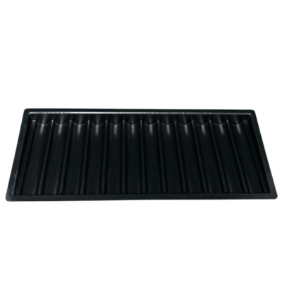 12 Tube Black ASB Plastic