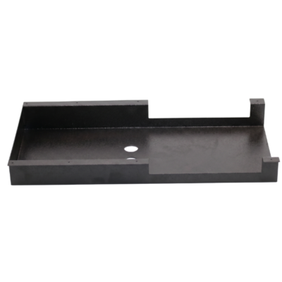 Black Metal Tray Cover Shelf for 12 Tube Tray Cover