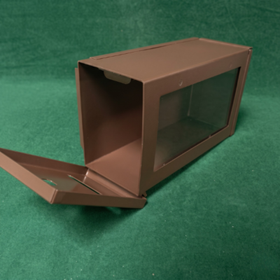 Brown Metal 1 Window With J-Hook