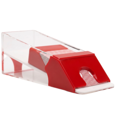 6 Deck Clear with Red Trim Shoe