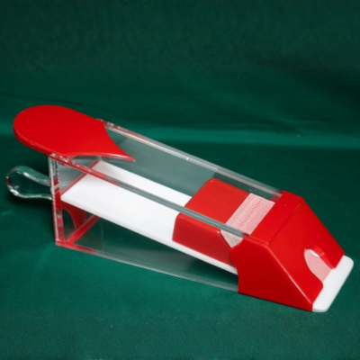 Clear with Red Trim Shoe