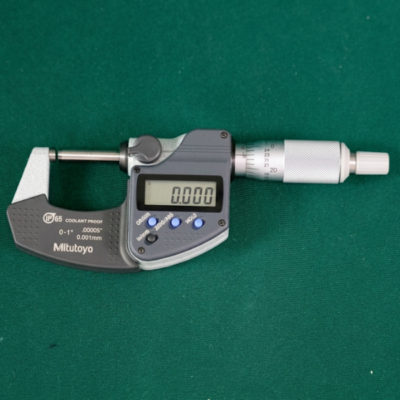 Dice Micrometer, Dial Indicating 0-1″ Mitutoyo