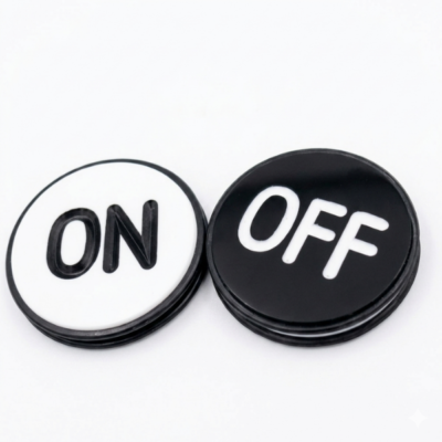 Round Black And Whithe