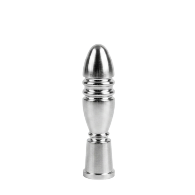 Silver Plated Finial with Bullet Top