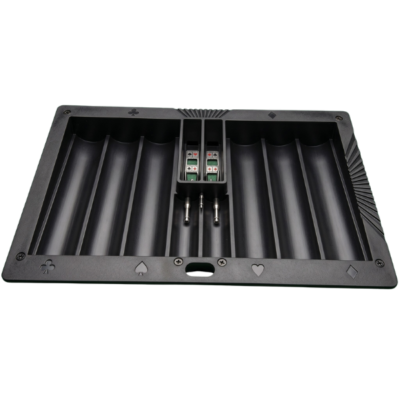 Tray 6 Poker Chip Black Color